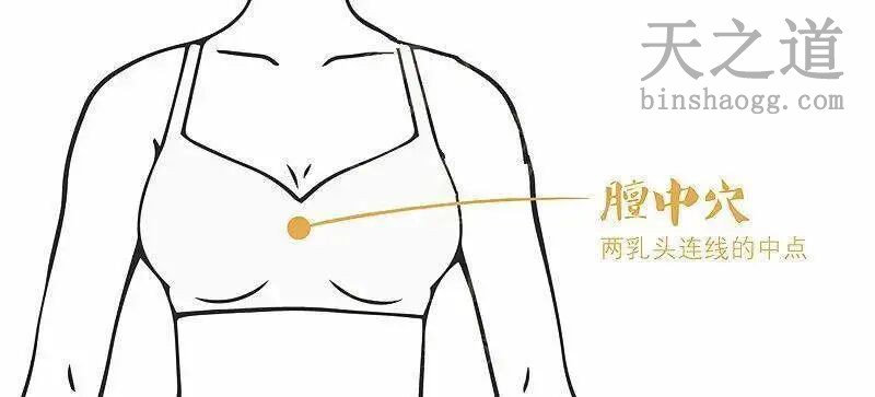 膻中穴 膻中穴