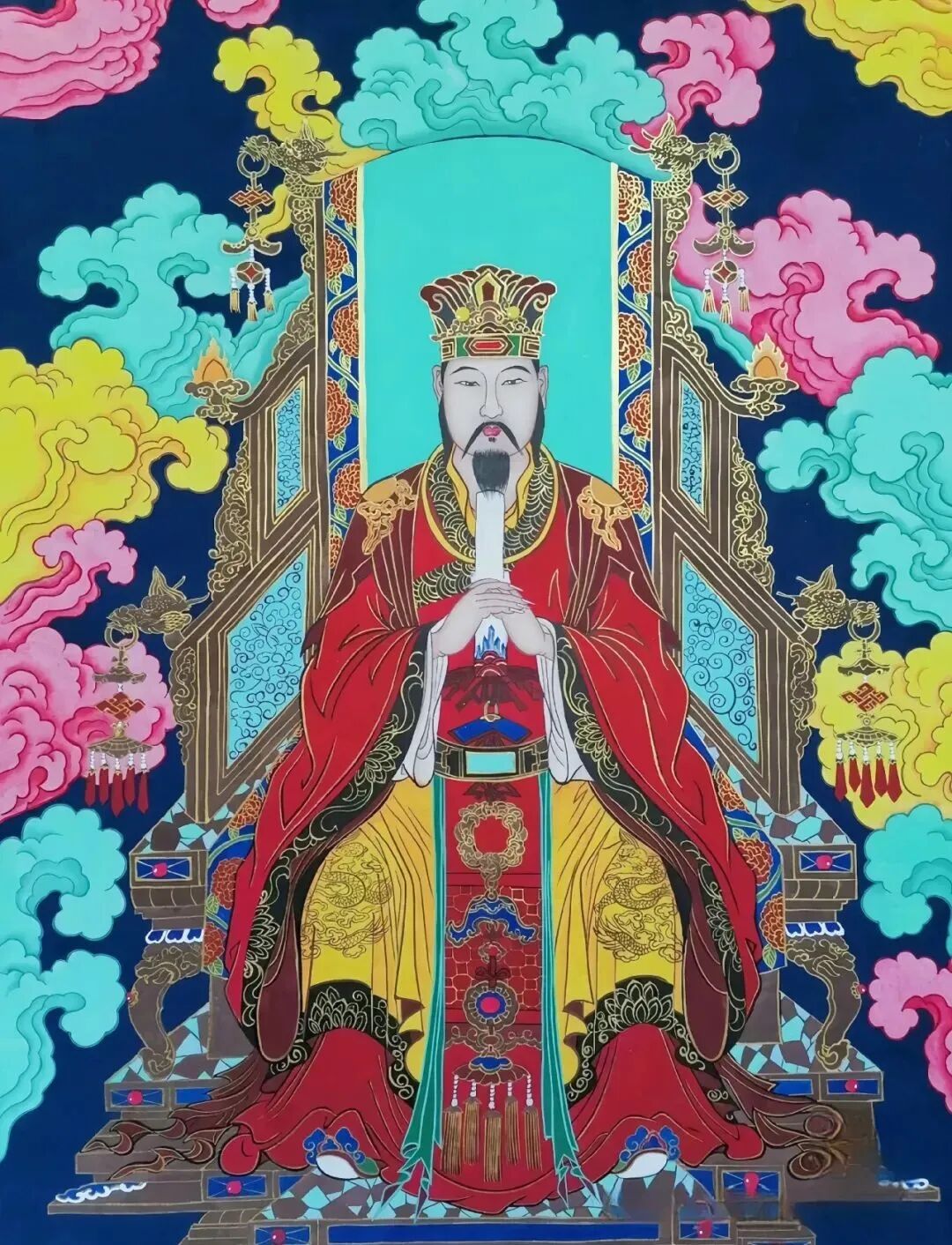 农历七月十五，恭祝中元七炁赦罪地官洞灵青虚大帝圣诞！