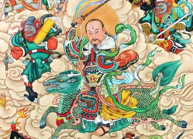 农历六月二十四，恭贺九天应元雷声普化天尊宝诞，持念天尊圣号，可得雷神护佑，邪魅不侵！