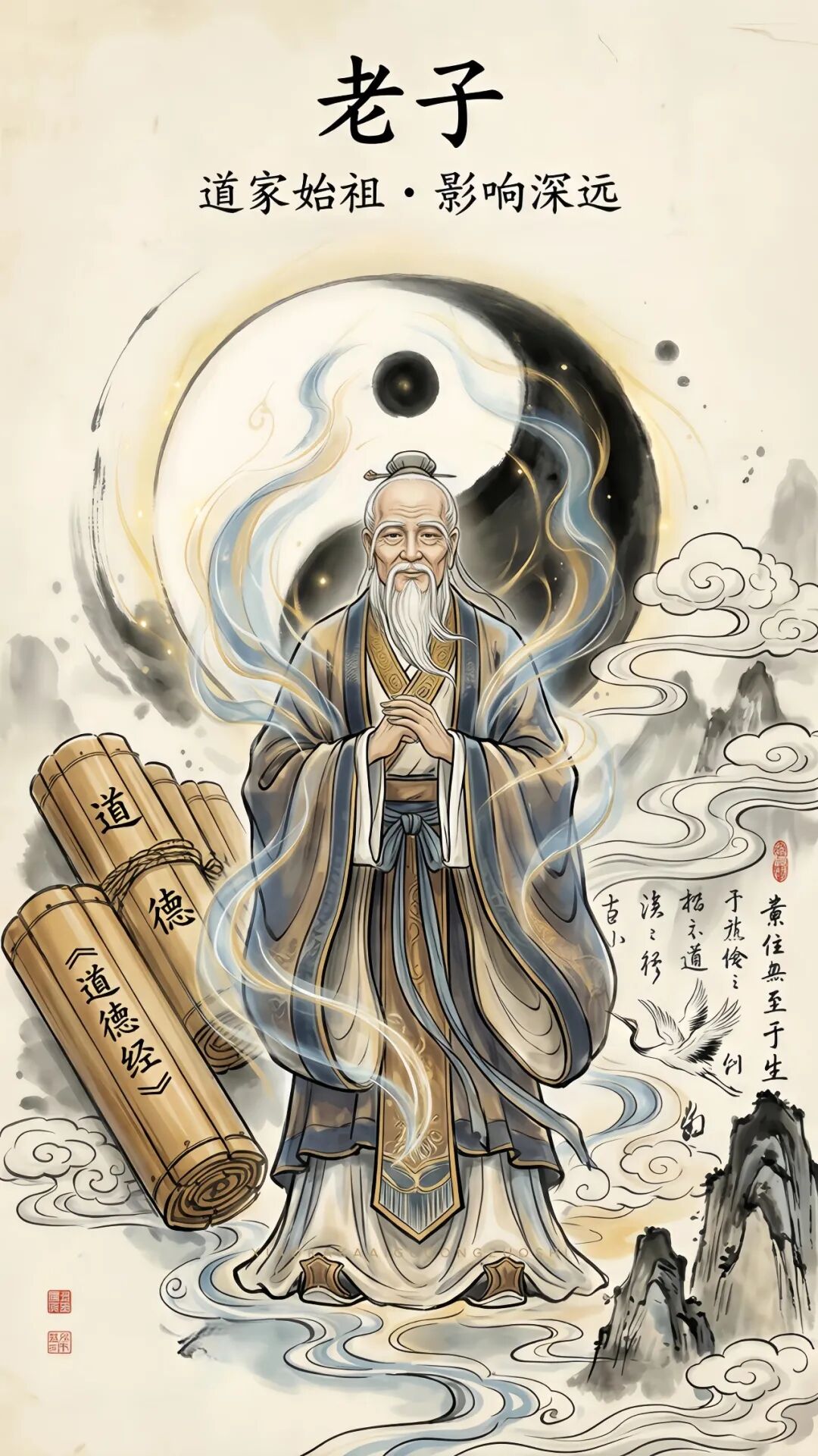 老子：受福不骄，受祸不苦，心则常保泰然！
