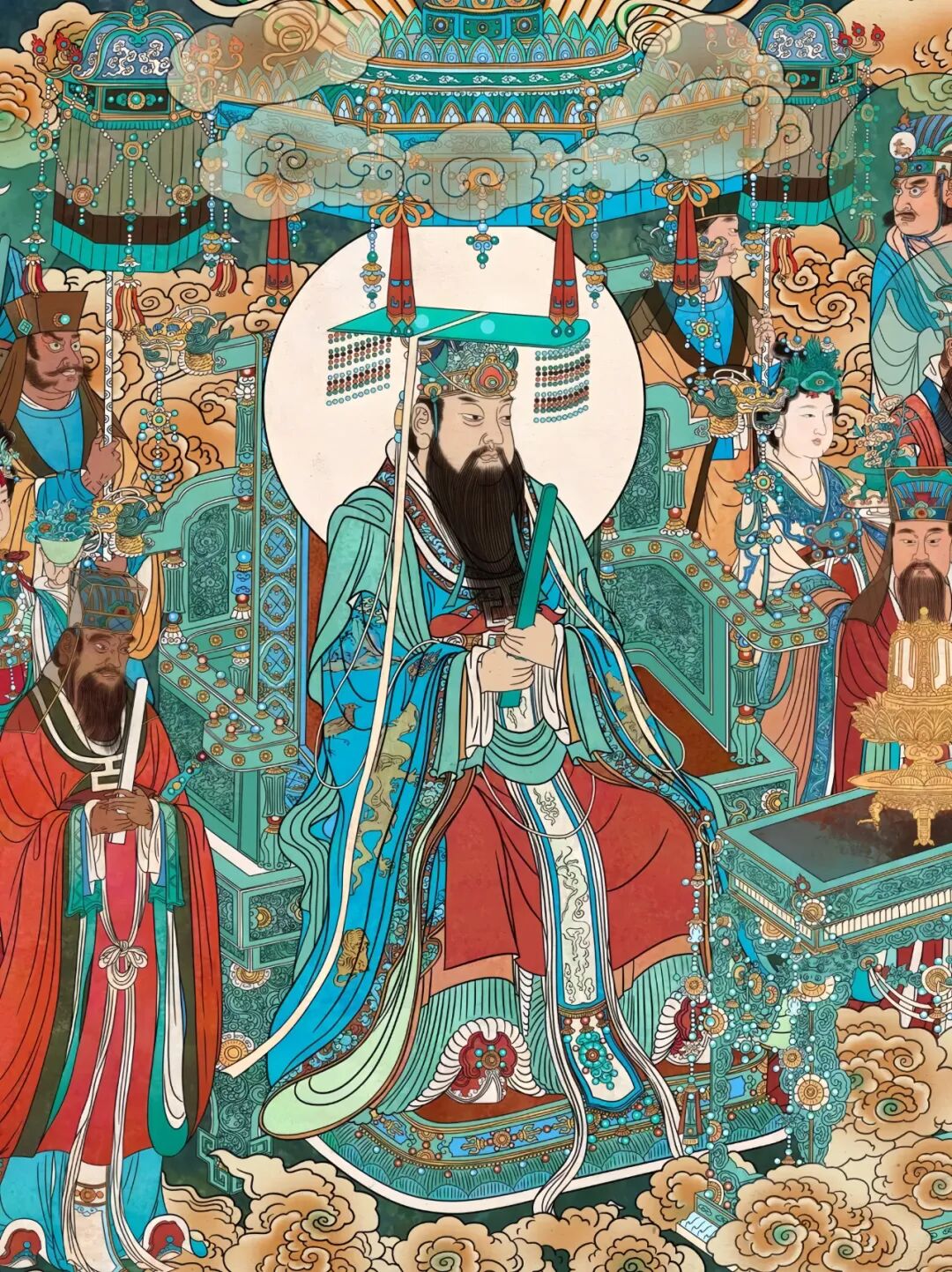 六位辅佐三清天尊的神仙 六位辅佐三清天尊的神仙