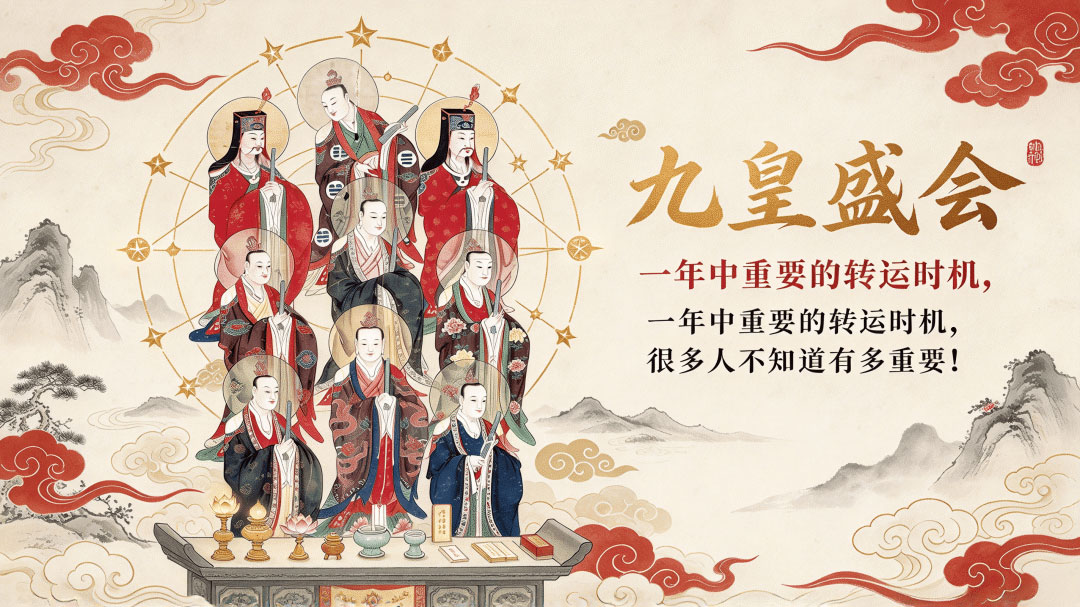 九皇盛会，一年中重要的转运时机，很多人不知道有多重要！